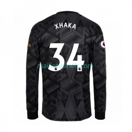 Maillot de Foot Arsenal Granit Xhaka 34 Extérieur 2022-23 Manches Longues